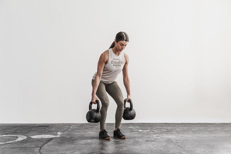 Beige Nobull WoCrossfit Open<Sup>®</Sup> 2022 High-Neck Tank Women's Tanks | CA S2248G